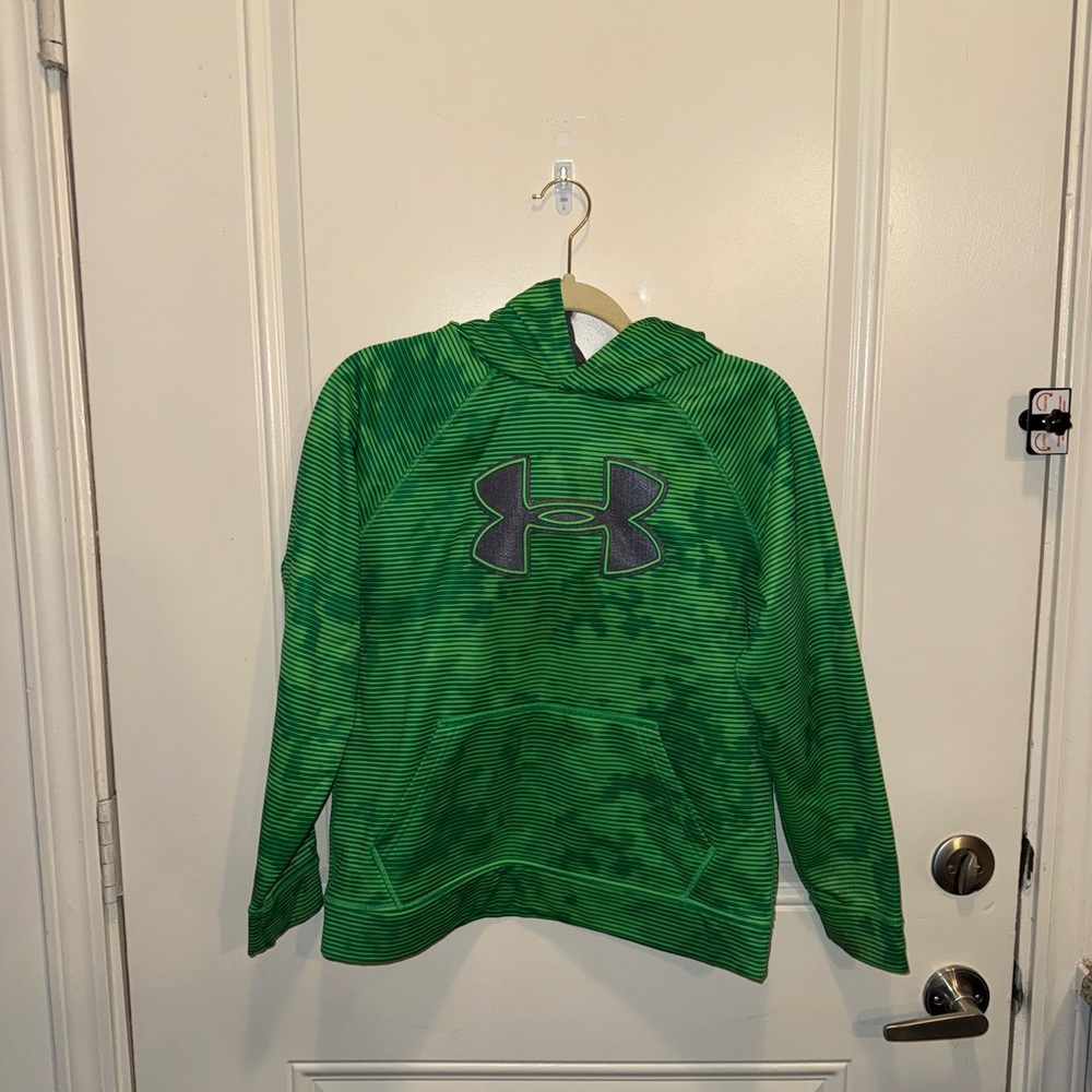 Under Armour Striped Green Hoodie